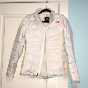 North face winter jacket white
